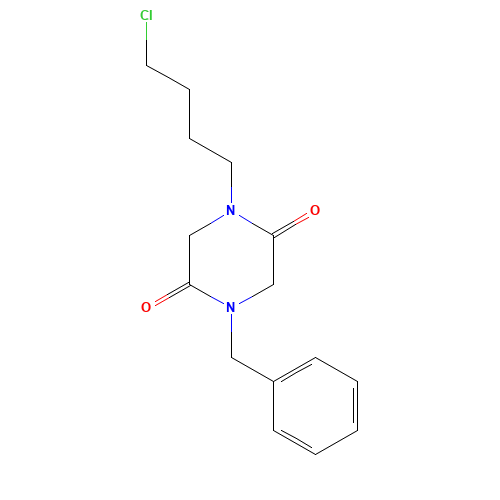 1-benzyl-4-(4-chlorobutyl)piperazine-2,5-dione (CAS: 1021324-99-1) - Related Chemical Product