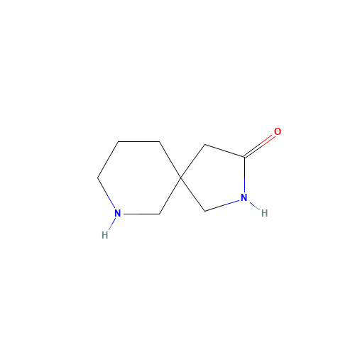 2,9-diazaspiro[4.5]decan-3-one (CAS: 1158750-89-0) - Chemical Structure and Molecular Formula 