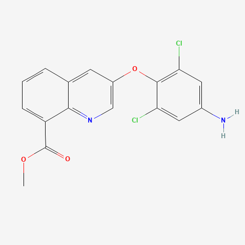 methyl 3-(4-amino-2,6-dichlorophenoxy)quinoline-8-carboxylate (CAS: 315228-53-6) - Related Chemical Product