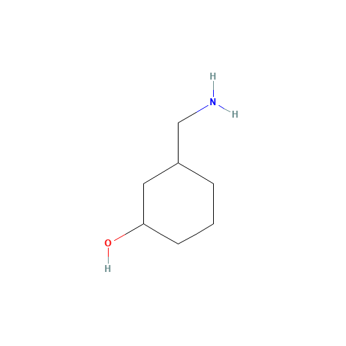 3-(aminomethyl)cyclohexan-1-ol (CAS: 116650-26-1) - Chemical Structure and Molecular Formula 