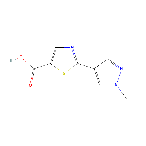 2-(1-methylpyrazol-4-yl)-1,3-thiazole-5-carboxylic acid (CAS: 1035235-01-8) - Related Chemical Product