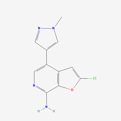 2-chloro-4-(1-methylpyrazol-4-yl)furo[2,3-c]pyridin-7-amine (CAS: 1326714-34-4) - Related Chemical Product