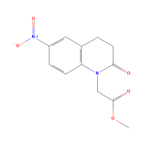 methyl 2-(6-nitro-2-oxo-3,4-dihydroquinolin-1-yl)acetate (CAS: 196204-15-6) - Related Chemical Product