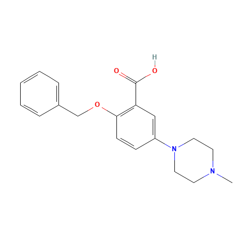 5-(4-methylpiperazin-1-yl)-2-phenylmethoxybenzoic acid (CAS: 1285516-33-7) - Related Chemical Product