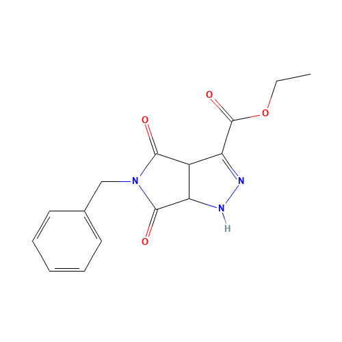 ethyl 5-benzyl-4,6-dioxo-3a,6a-dihydro-1H-pyrrolo[3,4-c]pyrazole-3-carboxylate (CAS: 134575-05-6) - Related Chemical Product