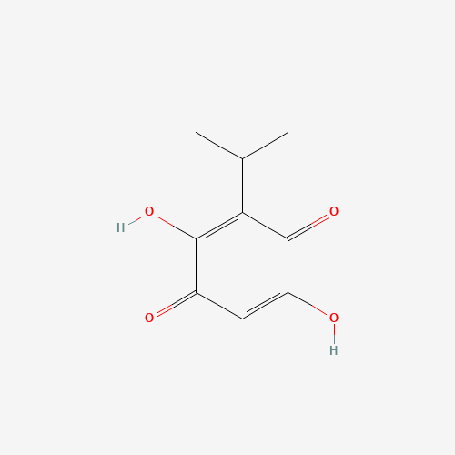 2,5-dihydroxy-3-propan-2-ylcyclohexa-2,5-diene-1,4-dione (CAS: 507224-51-3) - Chemical Structure and Molecular Formula 