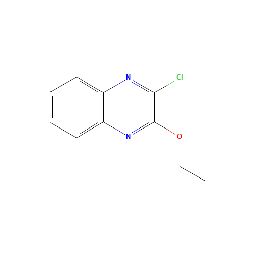2-chloro-3-ethoxyquinoxaline (CAS: 77768-09-3) - Chemical Structure and Molecular Formula 