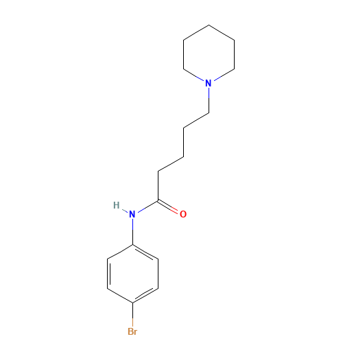 N-(4-bromophenyl)-5-piperidin-1-ylpentanamide (CAS: 874449-94-2) - Related Chemical Product