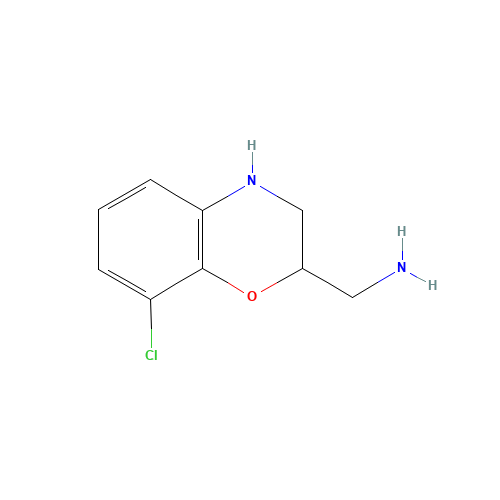 (8-chloro-3,4-dihydro-2H-1,4-benzoxazin-2-yl)methanamine (CAS: 1257703-84-6) - Related Chemical Product