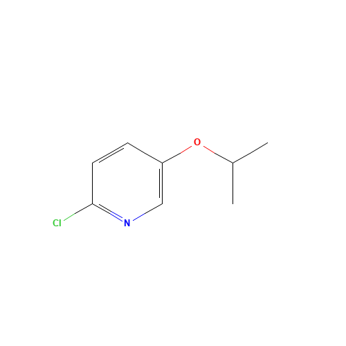 2-chloro-5-propan-2-yloxypyridine (CAS: 1204483-99-7) - Chemical Structure and Molecular Formula 