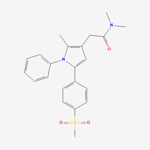 N,N-dimethyl-2-[2-methyl-5-(4-methylsulfonylphenyl)-1-phenylpyrrol-3-yl]acetamide (CAS: 1005451-52-4) - Related Chemical Product