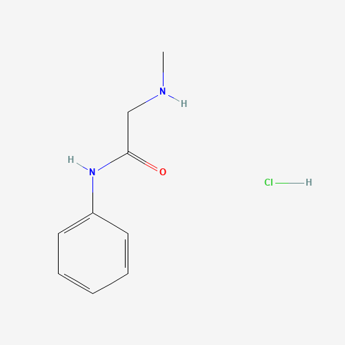 2-(methylamino)-N-phenylacetamide;hydrochloride (CAS: 60565-45-9) - Chemical Structure and Molecular Formula 