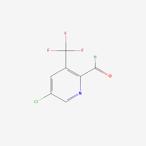 5-chloro-3-(trifluoromethyl)pyridine-2-carbaldehyde (CAS: 1227605-33-5) - Chemical Structure and Molecular Formula 
