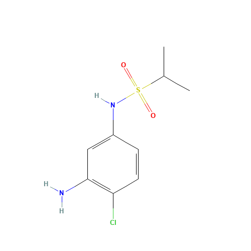N-(3-amino-4-chlorophenyl)propane-2-sulfonamide (CAS: 916053-02-6) - Related Chemical Product