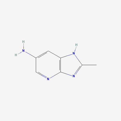 2-methyl-1H-imidazo[4,5-b]pyridin-6-amine (CAS: 1186223-80-2) - Chemical Structure and Molecular Formula 