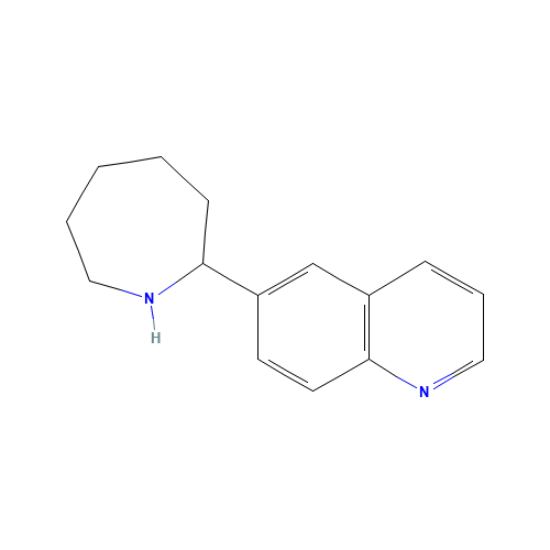 6-(azepan-2-yl)quinoline (CAS: 904816-03-1) - Chemical Structure and Molecular Formula 