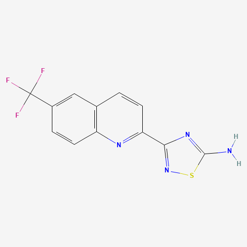 3-[6-(trifluoromethyl)quinolin-2-yl]-1,2,4-thiadiazol-5-amine (CAS: 1179360-79-2) - Related Chemical Product