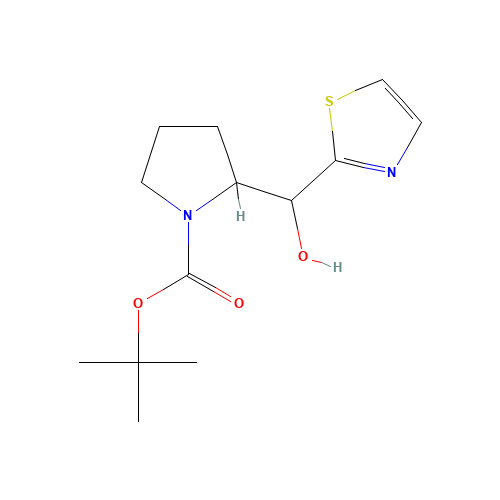 tert-butyl 2-[hydroxy(1,3-thiazol-2-yl)methyl]pyrrolidine-1-carboxylate (CAS: 156265-42-8) - Related Chemical Product