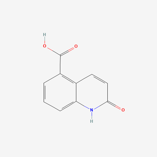 2-oxo-1H-quinoline-5-carboxylic acid (CAS: 83734-43-4) - Chemical Structure and Molecular Formula 