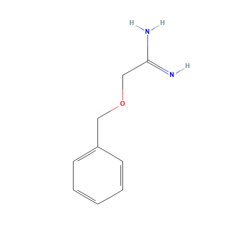 2-phenylmethoxyethanimidamide (CAS: 133915-07-8) - Chemical Structure and Molecular Formula 