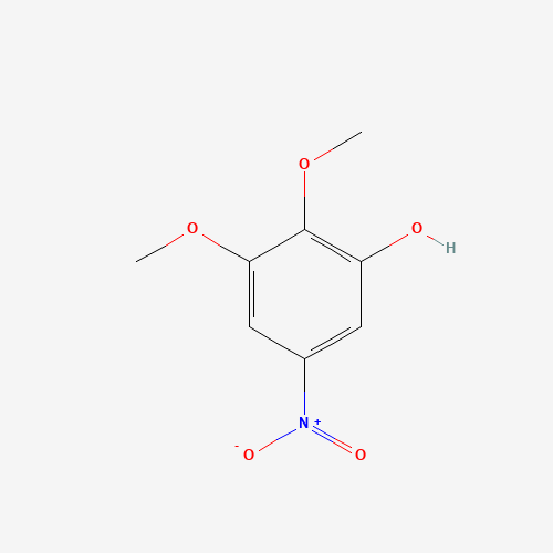 2,3-dimethoxy-5-nitrophenol (CAS: 32905-09-2) - Chemical Structure and Molecular Formula 