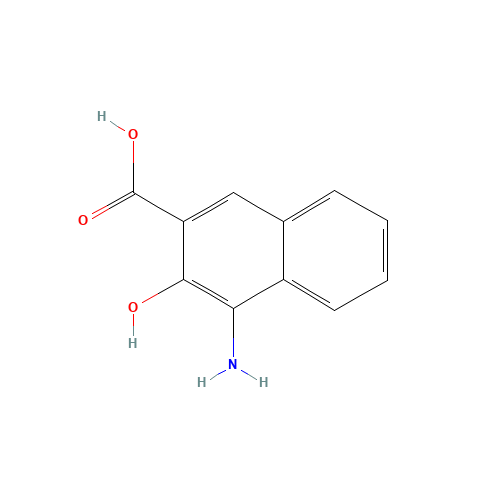 4-amino-3-hydroxynaphthalene-2-carboxylic acid (CAS: 13065-86-6) - Related Chemical Product