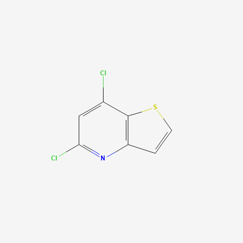 5,7-dichlorothieno[3,2-b]pyridine (CAS: 74695-44-6) - Chemical Structure and Molecular Formula 