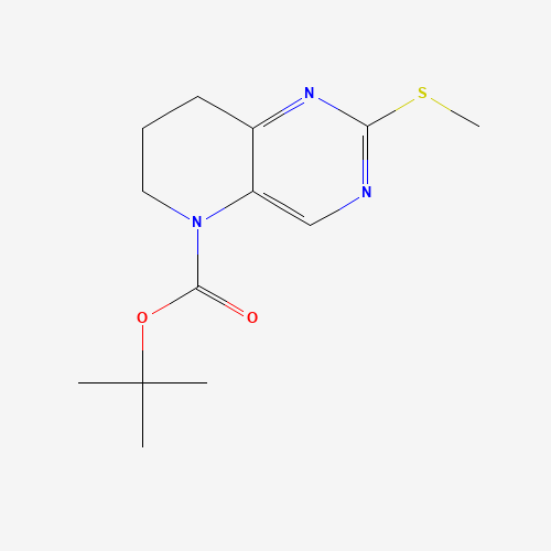 tert-butyl 2-methylsulfanyl-7,8-dihydro-6H-pyrido[3,2-d]pyrimidine-5-carboxylate (CAS: 1246471-43-1) - Related Chemical Product