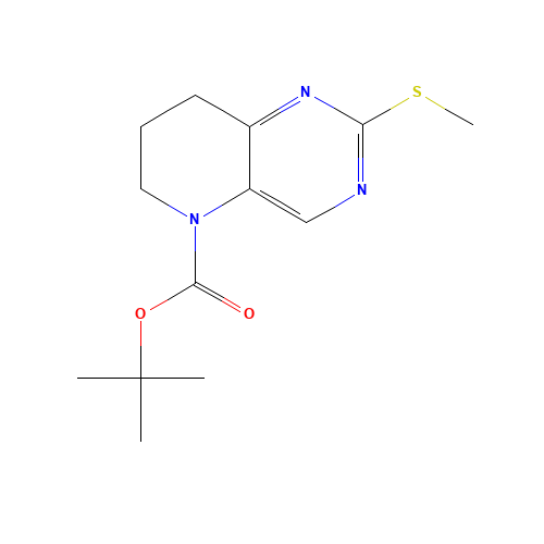 tert-butyl 2-methylsulfanyl-7,8-dihydro-6H-pyrido[3,2-d]pyrimidine-5-carboxylate (CAS: 1246471-43-1) - Related Chemical Product