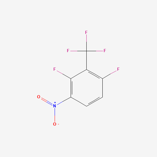 1,3-difluoro-4-nitro-2-(trifluoromethyl)benzene (CAS: 123973-36-4) - Chemical Structure and Molecular Formula 