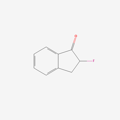 2-fluoro-2,3-dihydroinden-1-one (CAS: 700-76-5) - Chemical Structure and Molecular Formula 