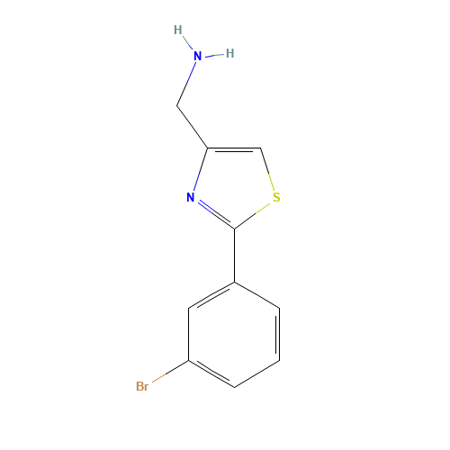 [2-(3-bromophenyl)-1,3-thiazol-4-yl]methanamine (CAS: 885279-93-6) - Related Chemical Product