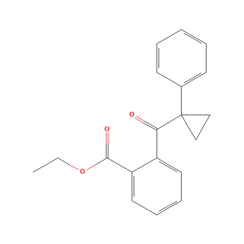 ethyl 2-(1-phenylcyclopropanecarbonyl)benzoate (CAS: 1309195-86-5) - Related Chemical Product