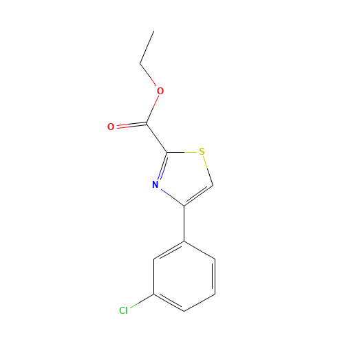 ethyl 4-(3-chlorophenyl)-1,3-thiazole-2-carboxylate (CAS: 172848-61-2) - Related Chemical Product