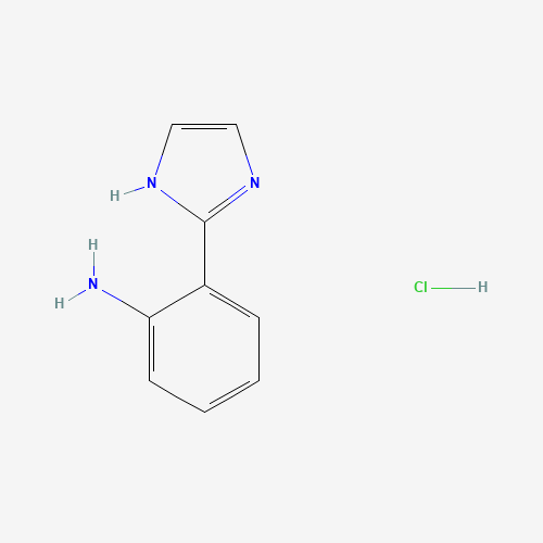 2-(1H-imidazol-2-yl)aniline;hydrochloride (CAS: 1261269-03-7) - Chemical Structure and Molecular Formula 