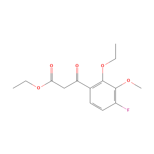 ethyl 3-(2-ethoxy-4-fluoro-3-methoxyphenyl)-3-oxopropanoate (CAS: 656234-56-9) - Related Chemical Product