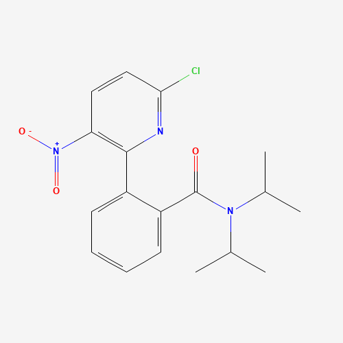 2-(6-chloro-3-nitropyridin-2-yl)-N,N-di(propan-2-yl)benzamide (CAS: 433728-66-6) - Related Chemical Product
