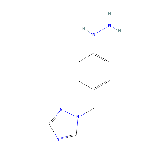 [4-(1,2,4-triazol-1-ylmethyl)phenyl]hydrazine (CAS: 212248-62-9) - Related Chemical Product