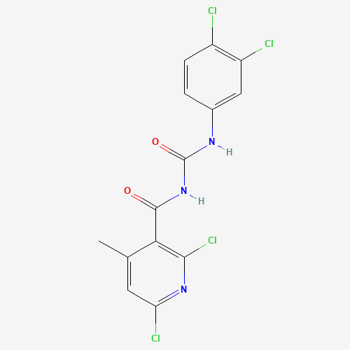 2,6-dichloro-N-[(3,4-dichlorophenyl)carbamoyl]-4-methylpyridine-3-carboxamide (CAS: 286430-81-7) - Related Chemical Product