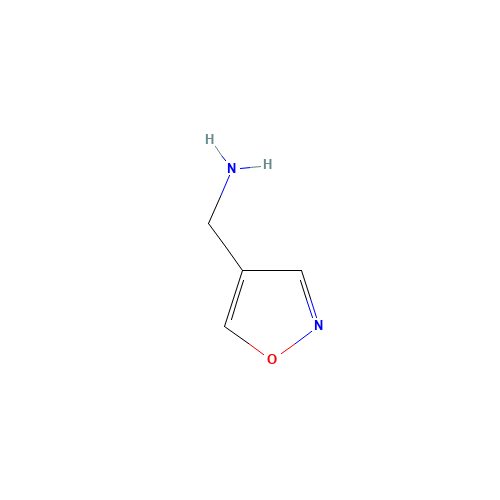1,2-oxazol-4-ylmethanamine (CAS: 173850-43-6) - Chemical Structure and Molecular Formula 