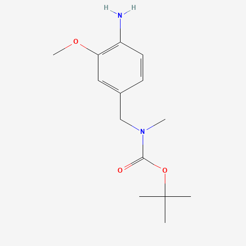 tert-butyl N-[(4-amino-3-methoxyphenyl)methyl]-N-methylcarbamate (CAS: 457099-62-6) - Related Chemical Product