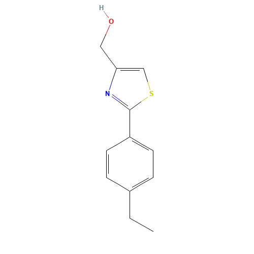 [2-(4-ethylphenyl)-1,3-thiazol-4-yl]methanol (CAS: 885280-43-3) - Related Chemical Product