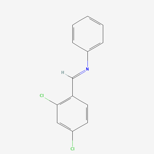 1-(2,4-dichlorophenyl)-N-phenylmethanimine (CAS: 5330-43-8) - Chemical Structure and Molecular Formula 