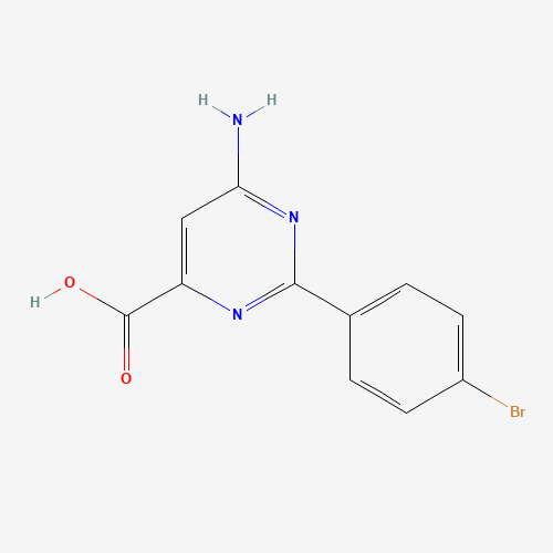 6-amino-2-(4-bromophenyl)pyrimidine-4-carboxylic acid (CAS: 1432057-90-3) - Related Chemical Product