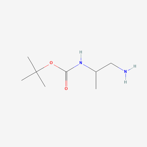 tert-butyl N-(1-aminopropan-2-yl)carbamate (CAS: 149632-73-5) - Chemical Structure and Molecular Formula 