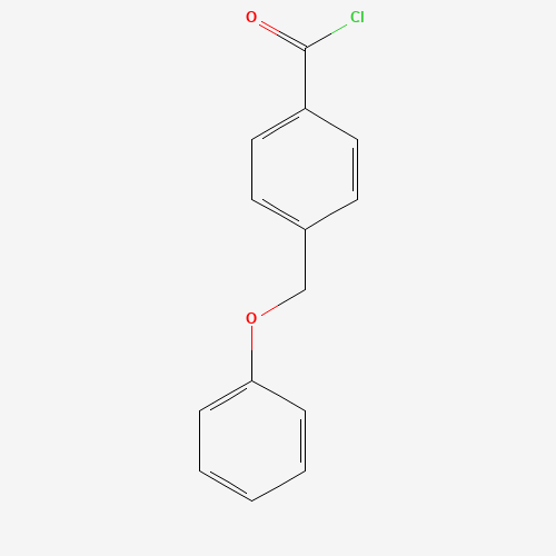 4-(phenoxymethyl)benzoyl chloride (CAS: 591235-76-6) - Chemical Structure and Molecular Formula 