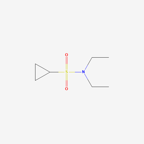 N,N-diethylcyclopropanesulfonamide (CAS: 146475-53-8) - Chemical Structure and Molecular Formula 