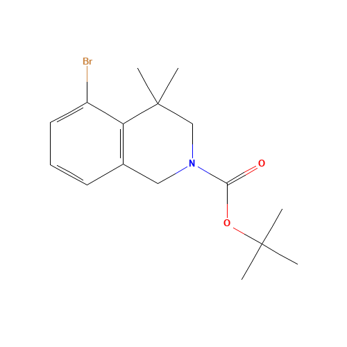 tert-butyl 5-bromo-4,4-dimethyl-1,3-dihydroisoquinoline-2-carboxylate (CAS: 1203684-82-5) - Related Chemical Product