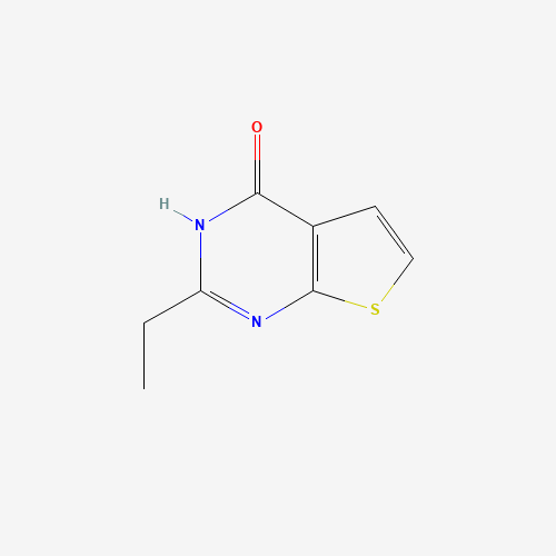 2-ethyl-3H-thieno[2,3-d]pyrimidin-4-one (CAS: 56844-39-4) - Chemical Structure and Molecular Formula 