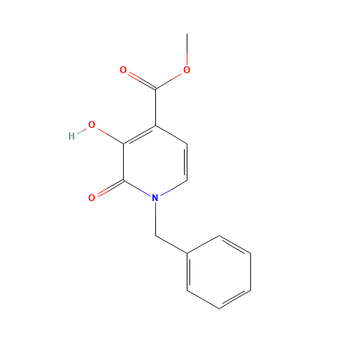 methyl 1-benzyl-3-hydroxy-2-oxopyridine-4-carboxylate (CAS: 921611-72-5) - Chemical Structure and Molecular Formula 